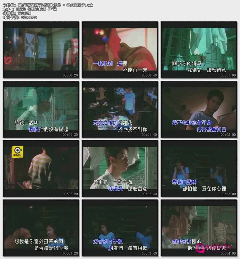 [如花高清MTV论坛Ⅱ]光良 - 没你的日子.vob.jpg