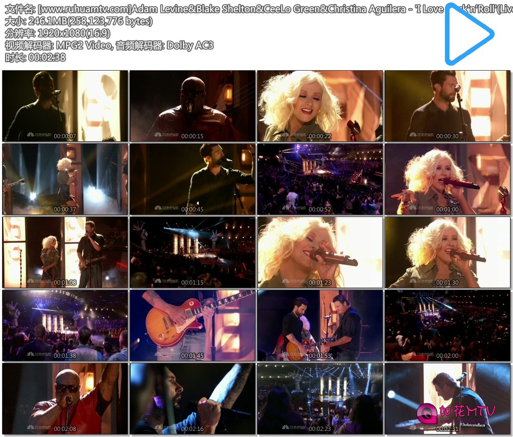 [www.ruhuamtv.com]Adam Levine&amp;Blake Shelton&amp;CeeLo Green&amp;Christina Aguilera - &#0.jpg