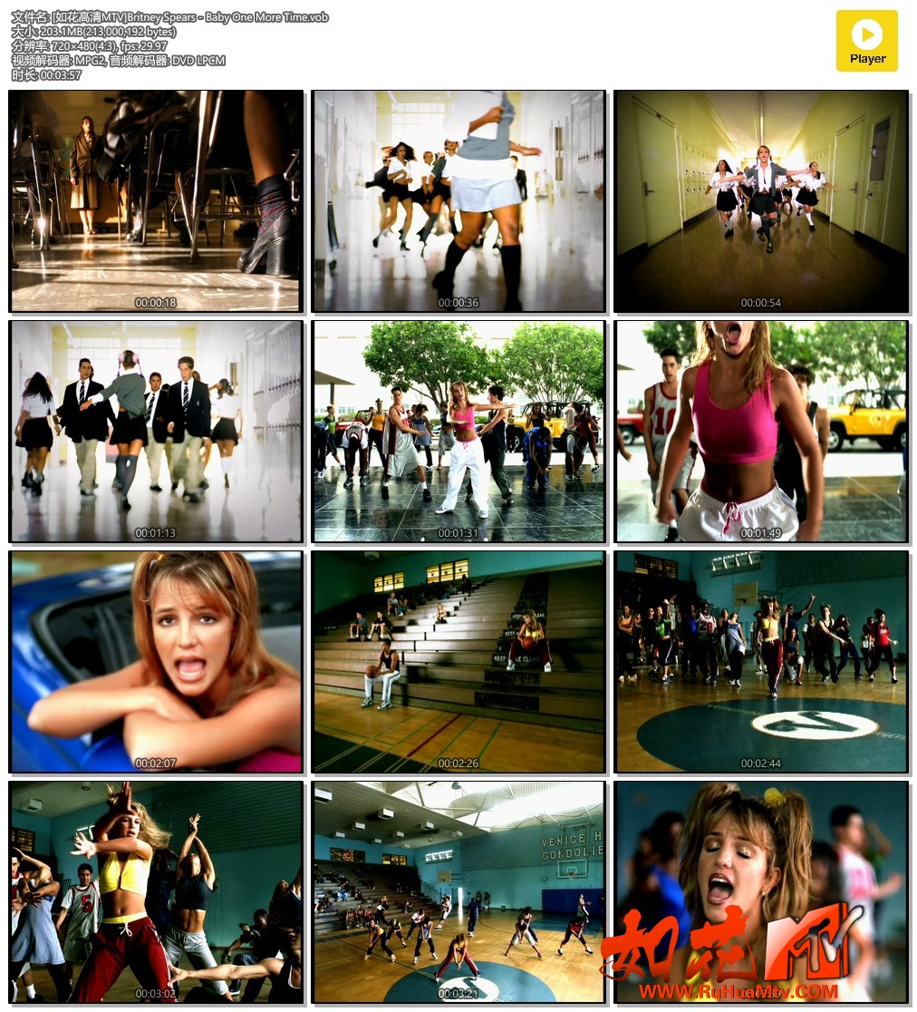 [如花高清MTV]Britney Spears - Baby One More Time.vob.jpg