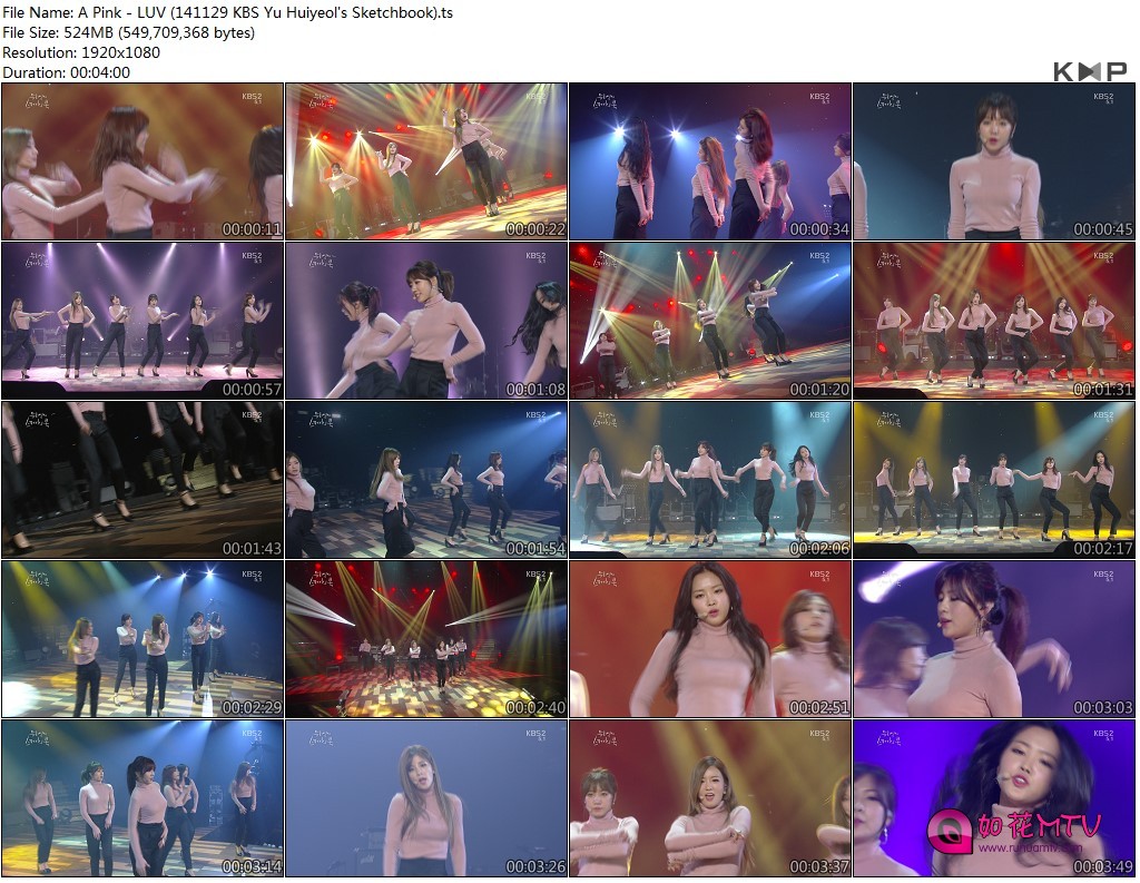 A Pink - LUV (141129 KBS Yu Huiyeol's Sketchbook).JPG